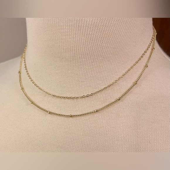 RACHEL Rachel Roy Jewelry - Rachel Zoe Double Layer Gold Necklace